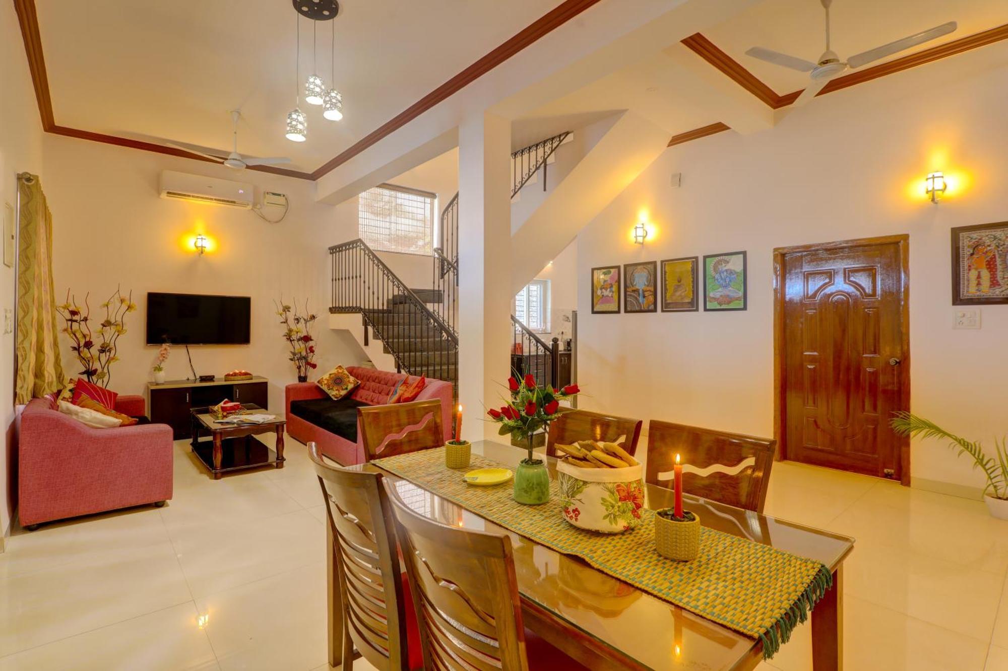 Jaqk Holidays - 9Bhk Villa For Big Groups, Private Pool-Wifi-Cartaker-Parking, North Goa Baga Dış mekan fotoğraf