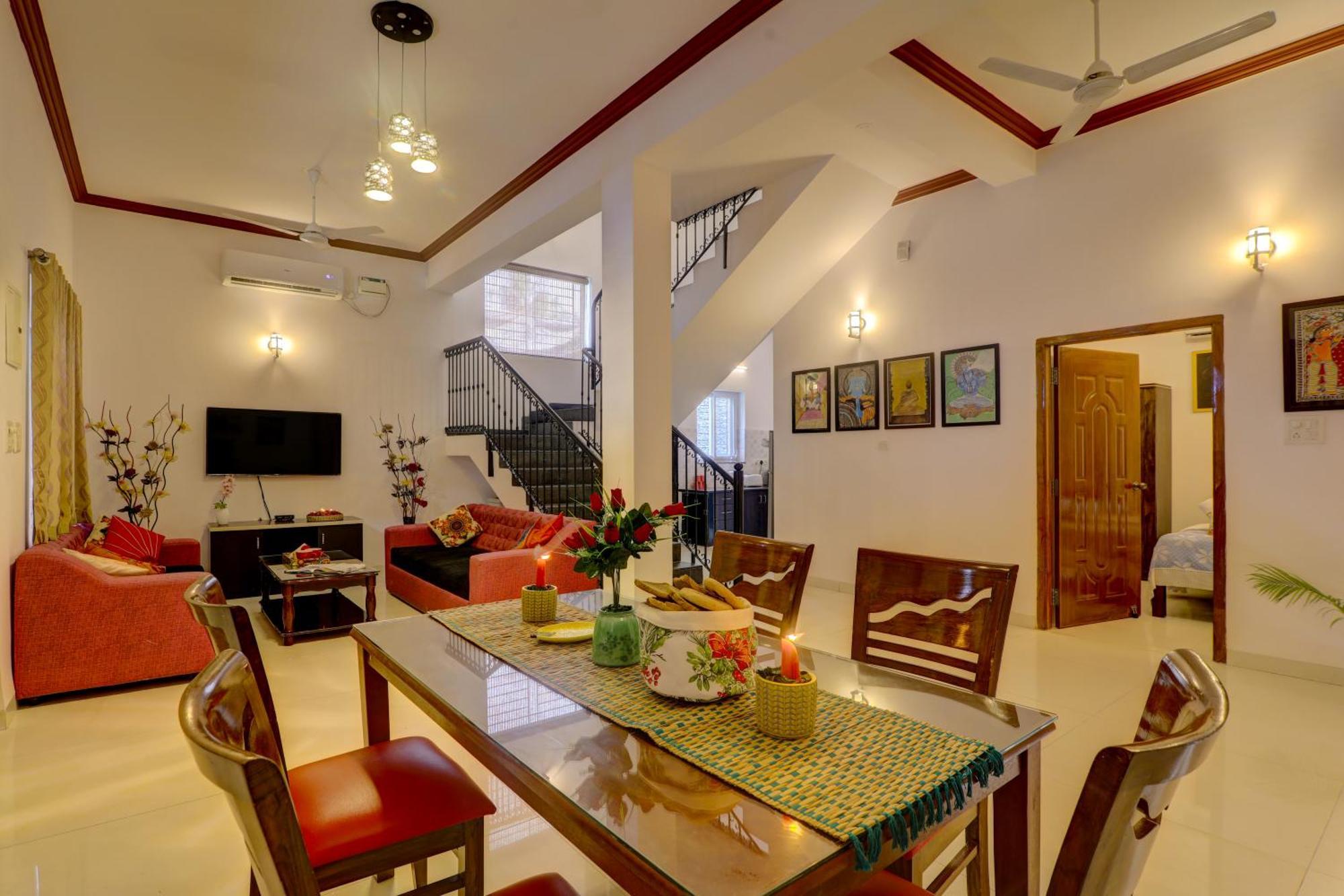 Jaqk Holidays - 9Bhk Villa For Big Groups, Private Pool-Wifi-Cartaker-Parking, North Goa Baga Dış mekan fotoğraf