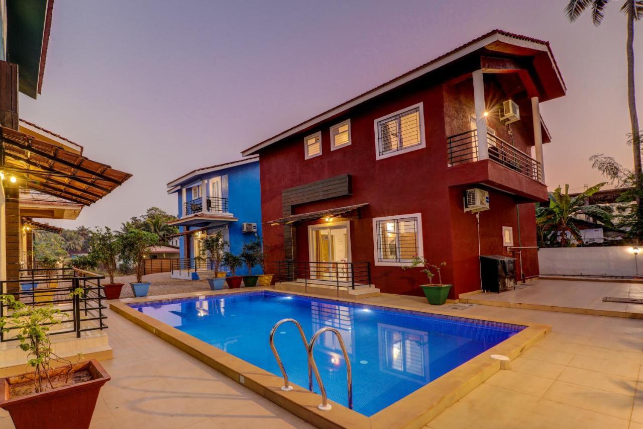 Jaqk Holidays - 9Bhk Villa For Big Groups, Private Pool-Wifi-Cartaker-Parking, North Goa Baga Dış mekan fotoğraf